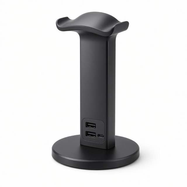 Headphone Stand with USB Hub
